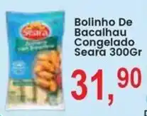 Federzoni Supermercados Bolinho de bacalhau congelado seara oferta