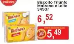 Federzoni Supermercados Biscoito Triunfo Maizena e Leite oferta