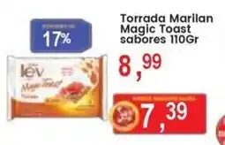 Federzoni Supermercados Torrada Marilan Magic Toast sabores oferta