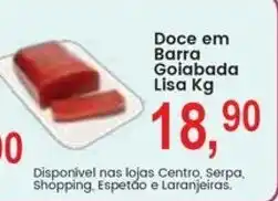 Federzoni Supermercados Doce em Barra Golabada Lisa oferta