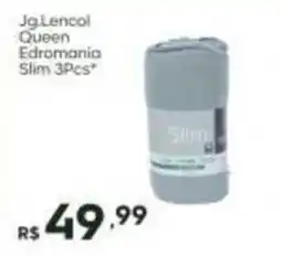 Master Supermercados Jg.lencol queen edromania slim 3pcs* oferta