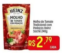 Muffato molho de tomate com pedaços heinz oferta