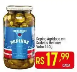 Muffato Pepino agridoce em rodelas hemmer oferta