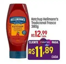 Muffato Ketchup hellmann's tradicional frasco oferta