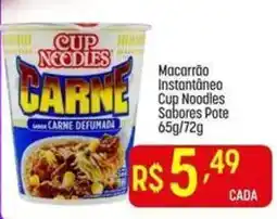 Muffato Macarrão instantâneo cup noodles sabor carne defumada oferta