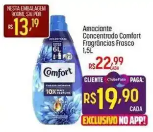 Amaciante concentrado comfort fragrâncias fresco