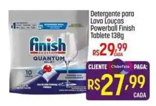 Muffato Detergente para Lava Louças Powerball Finish Tablete oferta