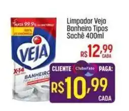 Muffato Limpador Veja Banheiro Tipos Sachê oferta