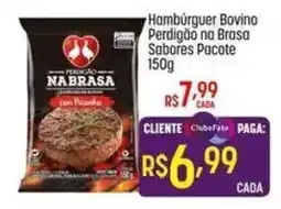 Muffato Hambúrguer Bovino Perdigão na Brasa Sabores Pacote oferta
