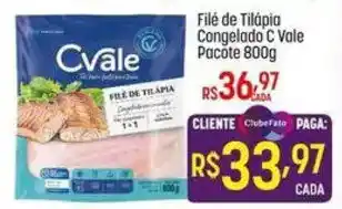 Muffato Filé de Tilápia Congelado C Vale oferta