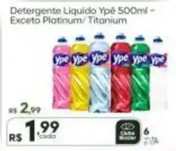 Master Supermercados Detergente Líquido Ype oferta