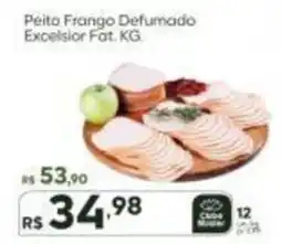 Master Supermercados Peito Frango Defumado Excelsior Fat. KG. oferta