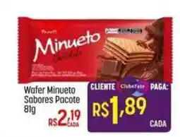 Muffato Wafer Minueto Sabores Pacote oferta