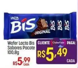 Muffato Wafer Lacta Bis Sabores oferta
