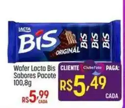 Muffato Wafer Lacta Bis Sabores Pacote oferta