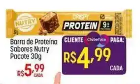 Muffato Barra de Proteina Sabores Nutry oferta