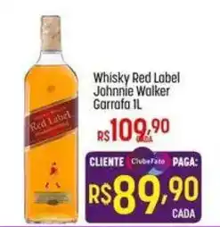 Muffato Whisky Red Label Johnnie Walker Garrafa 1l oferta