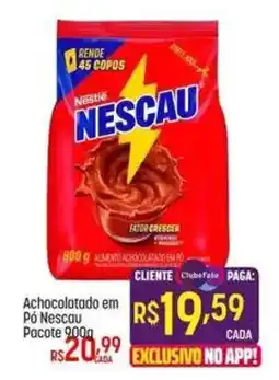 Muffato Achocolatado em Pó Nescau oferta