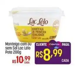 Muffato Manteiga com ou sem Sal Lac Lelo oferta