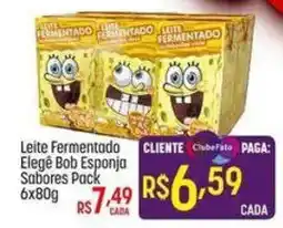 Muffato Leite fermentado elegê bob esponja sabores pack oferta