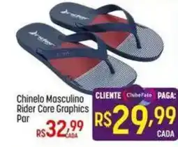Muffato Chinelo Masculino Rider Core Graphics oferta