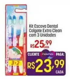 Muffato Kit Escova Dental Colgate Extra Clean oferta