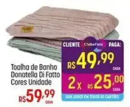 Muffato Toalha de Banho Donatella Di Fatto Cores Unidade oferta