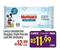 Muffato Lenço Umedecido Huggies Tripla Pacote oferta