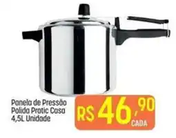 Muffato Panela de Pressão Polida Pratic Casa oferta