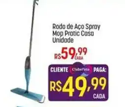 Muffato Rodo de Aço Spray Mop Pratic Casa oferta