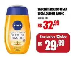 Bistek Supermercados Sabonete liquido nivea oleo de banho oferta