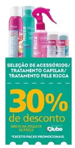 Bistek Supermercados seleção de acessórios/tratamento capilar/tratamento pele ricca oferta