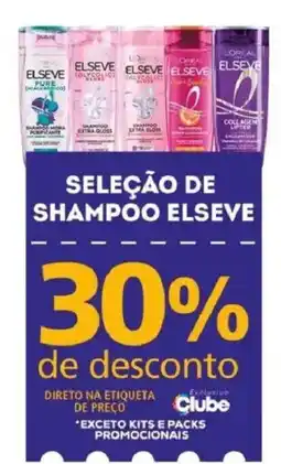 Bistek Supermercados seleção de shampoo elseve oferta