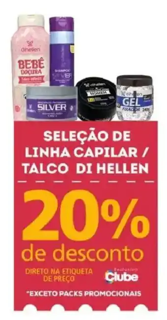 Seleção de linha capilar / talco di hellen