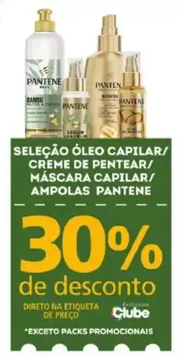 Bistek Supermercados seleção óleo capilar/ creme de penteiar/ máscara capilar/ ampolas pantene oferta