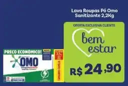Covabra Supermercados Lava Roupas Pó Omo Sanitizante oferta