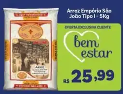 Covabra Supermercados Arroz Empório São João Tipo I oferta