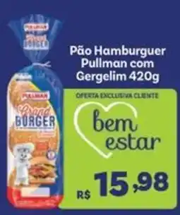 Covabra Supermercados Pão Hamburguer Pullman com Gergelim oferta