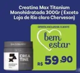 Covabra Supermercados Creatina max titanium monohidratada oferta