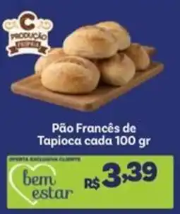 Covabra Supermercados Pão Francês de Tapioca oferta