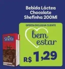 Covabra Supermercados Bebida Láctea Chocolate Shefinha oferta