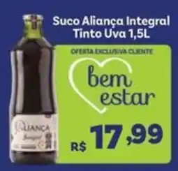 Covabra Supermercados Suco Aliança Integral Tinto Uva oferta