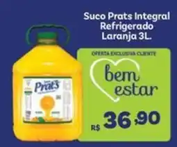 Covabra Supermercados Suco Prats integral refrigerado laranja oferta