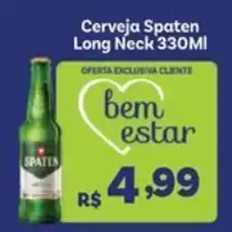 Covabra Supermercados Cerveja Spaten Long Neck oferta