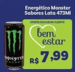 Covabra Supermercados Energético Monster Sabores Lata oferta