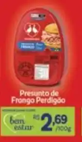 Covabra Supermercados Presunto de Frango Perdigão oferta