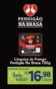 Covabra Supermercados Linguiça de Frango Perdigão Na Brasa oferta