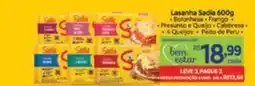 Covabra Supermercados Lasanha Sadia oferta