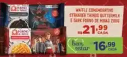 Covabra Supermercados Waffle comemorativo stranger things buttermilk e dark forno de minas 2000 oferta