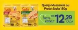 Covabra Supermercados Queijo Mussarela ou Prato Sadia oferta